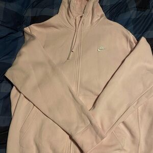 Nike zip up  Pink Hoodie